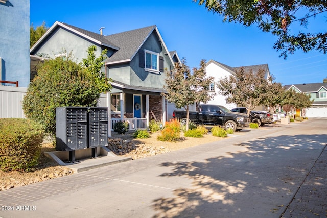 view of front of home