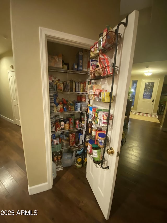 view of pantry