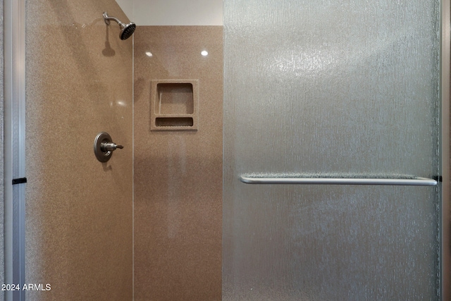 bathroom with walk in shower