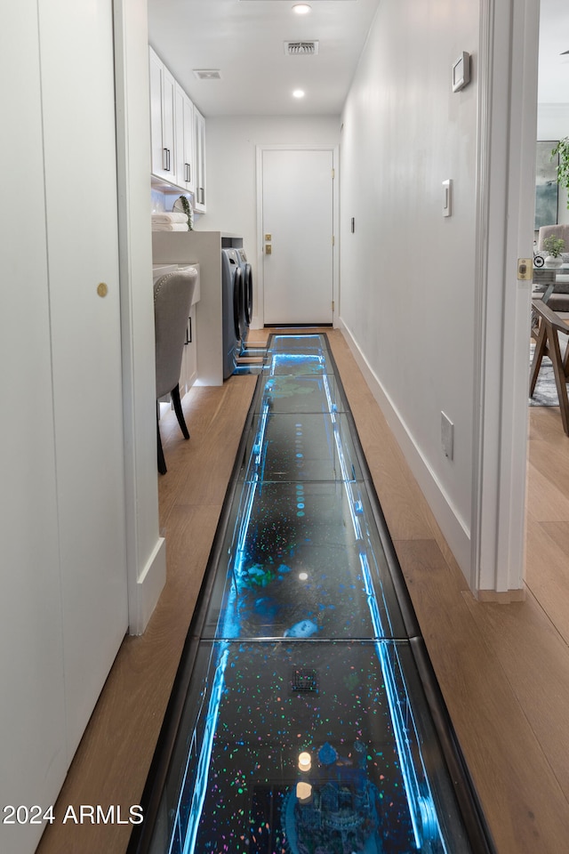 interior space featuring washer / clothes dryer