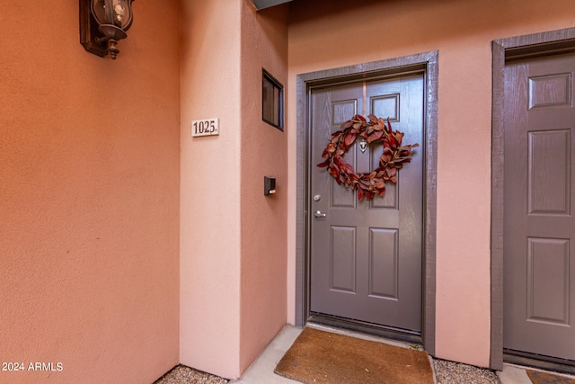 view of entrance to property