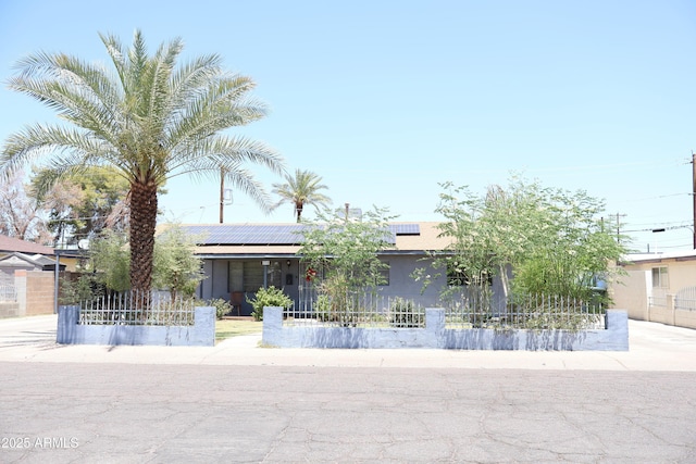 2718 W Montebello Ave, Phoenix, AZ 85017 - view of front of home with solar panels and stucco siding