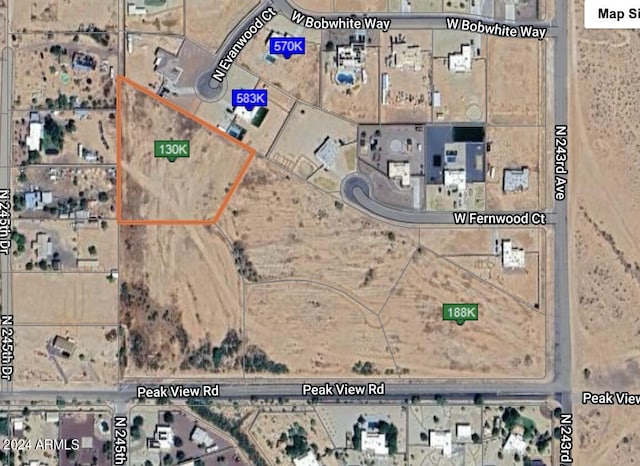 24400 W Peakview Rd -, Unit Wittmann AZ, 85361 land for sale