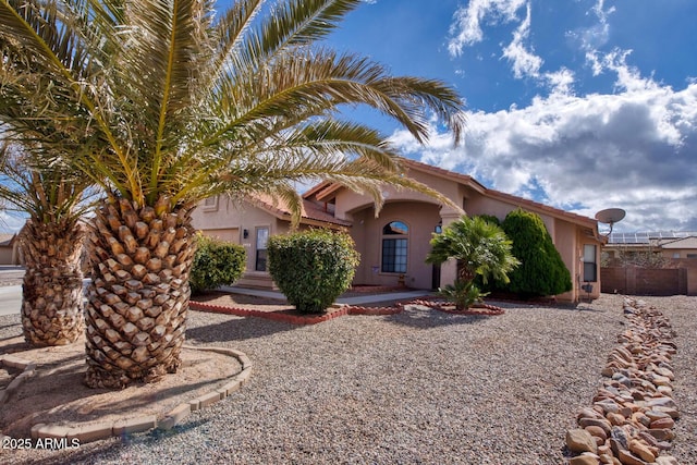 view of mediterranean / spanish-style house