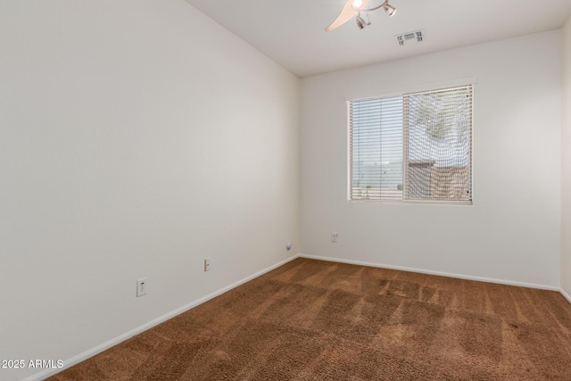 871 E Melanie St, San Tan Valley, AZ 85140 - carpeted empty room with baseboards and ceiling fan