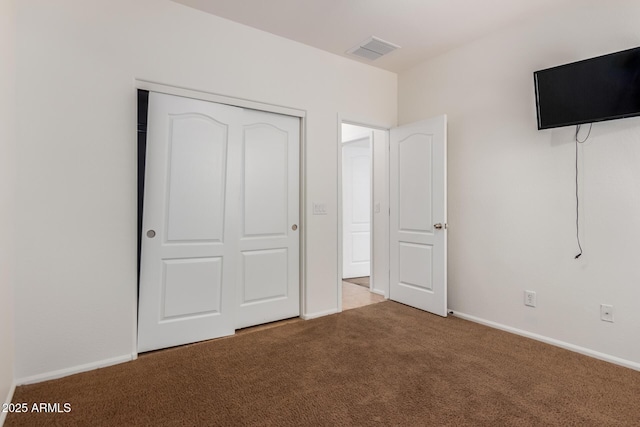 871 E Melanie St, San Tan Valley, AZ 85140 - unfurnished bedroom with carpet flooring, baseboards, and a closet