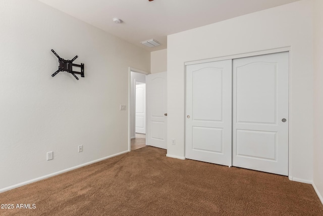 871 E Melanie St, San Tan Valley, AZ 85140 - unfurnished bedroom with carpet floors, baseboards, and a closet