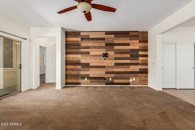 871 E Melanie St, San Tan Valley, AZ 85140 - unfurnished bedroom with wooden walls and carpet flooring