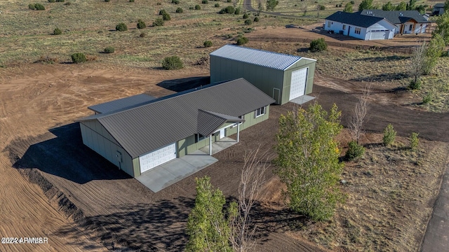 drone / aerial view featuring a rural view