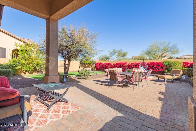 view of patio