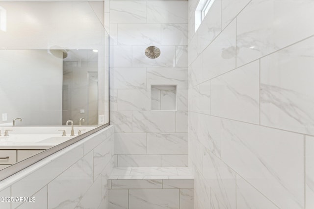 21228 N 58th St, Phoenix, AZ 85054 - full bath featuring a tile shower and double vanity