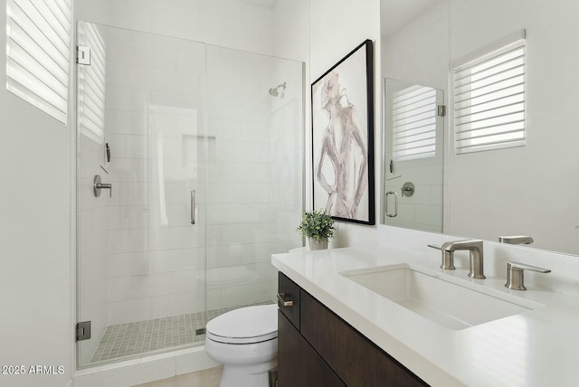 20475 E Indiana Ave, Queen Creek, AZ 85142 - full bath with vanity, toilet, and a shower stall