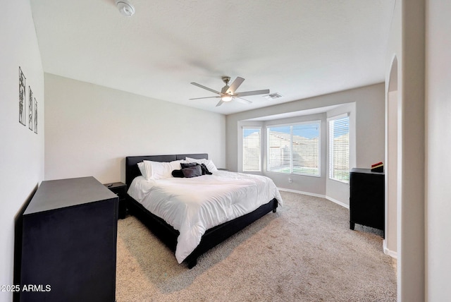 2716 W Sunland Ave, Phoenix, AZ 85041 - bedroom featuring carpet flooring, ceiling fan, and baseboards
