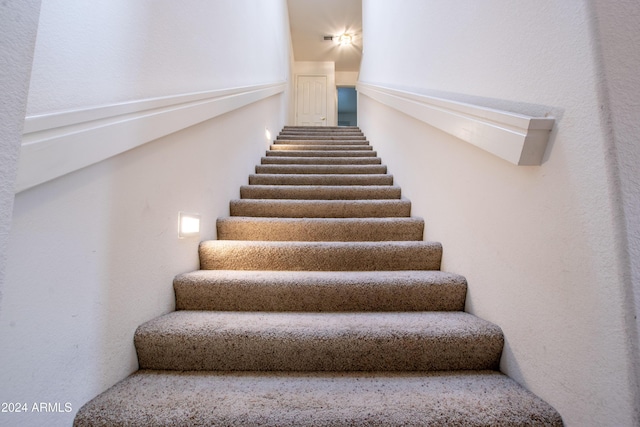 view of staircase