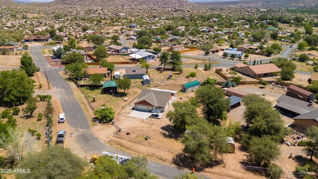 17696 W Foothill Rd, Yarnell, AZ 85362 - aerial perspective of suburban area featuring mountains