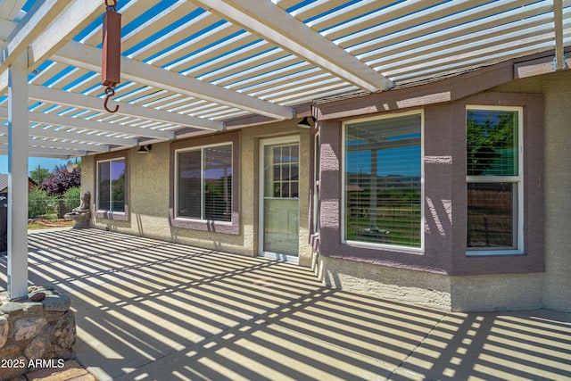17696 W Foothill Rd, Yarnell, AZ 85362 - view of patio with a pergola
