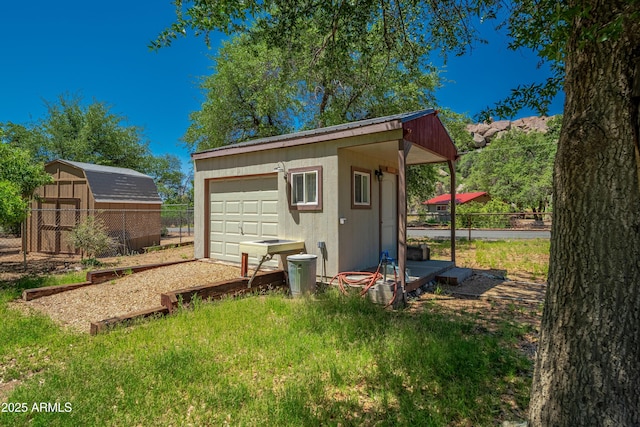 17696 W Foothill Rd, Yarnell, AZ 85362 - view of shed featuring driveway