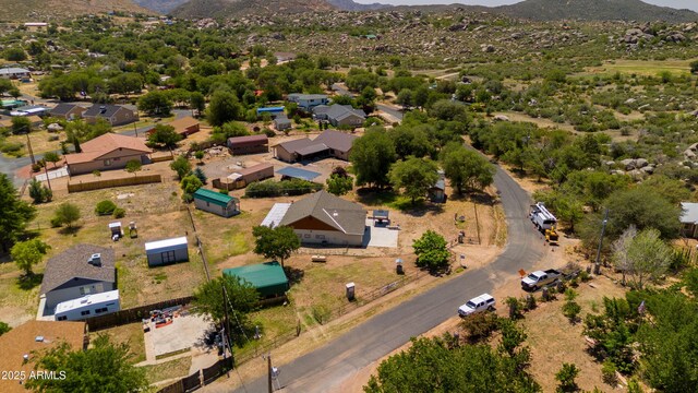 17696 W Foothill Rd, Yarnell, AZ 85362 - drone / aerial view of a mountain backdrop