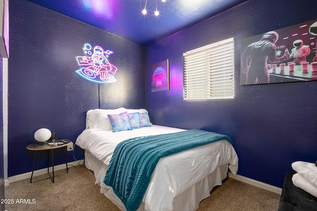 bedroom featuring carpet floors