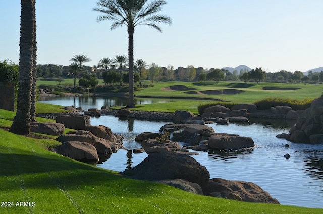 view of water feature