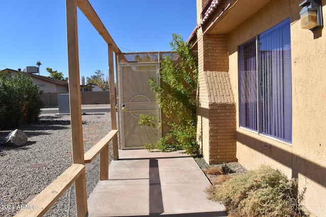 4901 E Magic Stone Dr, Phoenix, AZ 85044 - view of patio with a gate