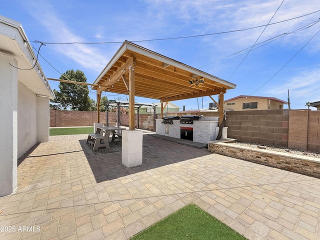 4639 W Keim Dr, Glendale, AZ 85301 - fenced backyard with a patio