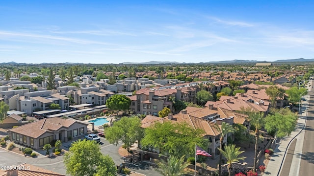 14000 N 94th St Unit 3198, Scottsdale, AZ 85260 - aerial view of residential area with a pool area and a mountainous background