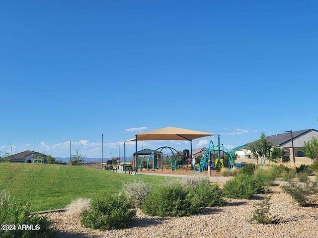 view of communal playground
