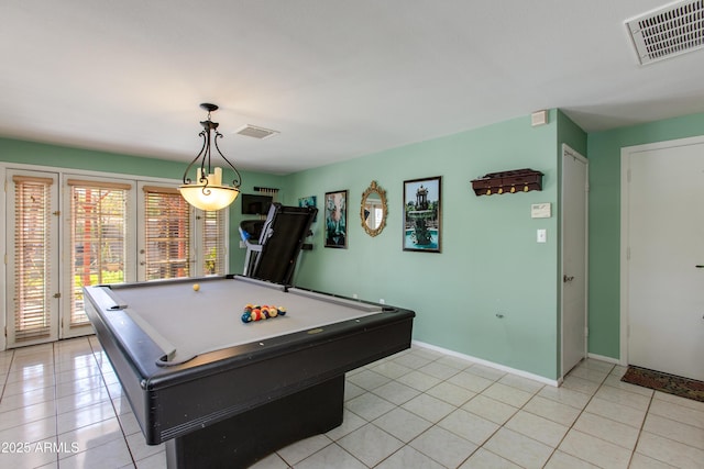 1326 W Joan De Arc Ave, Phoenix, AZ 85029 - rec room with light tile patterned floors and billiards table