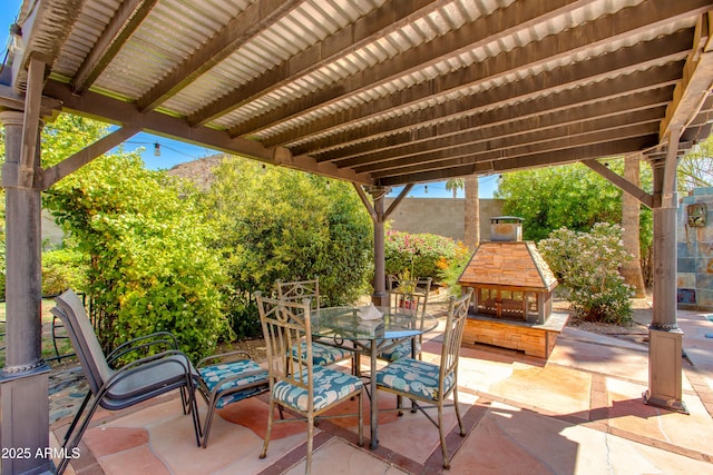 1326 W Joan De Arc Ave, Phoenix, AZ 85029 - view of patio / terrace with outdoor dining space