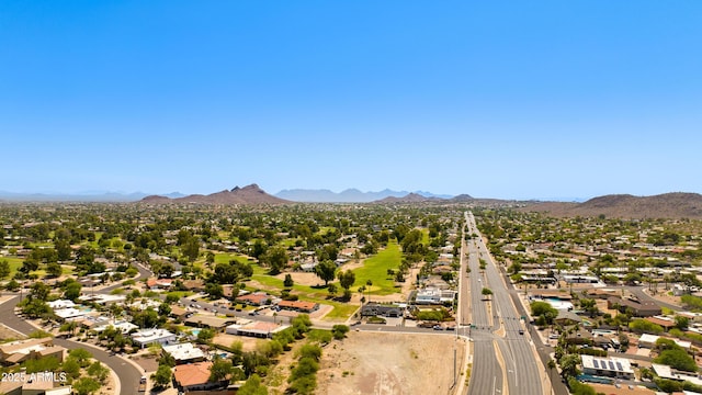 1326 W Joan De Arc Ave, Phoenix, AZ 85029 - aerial view of residential area featuring a mountain backdrop