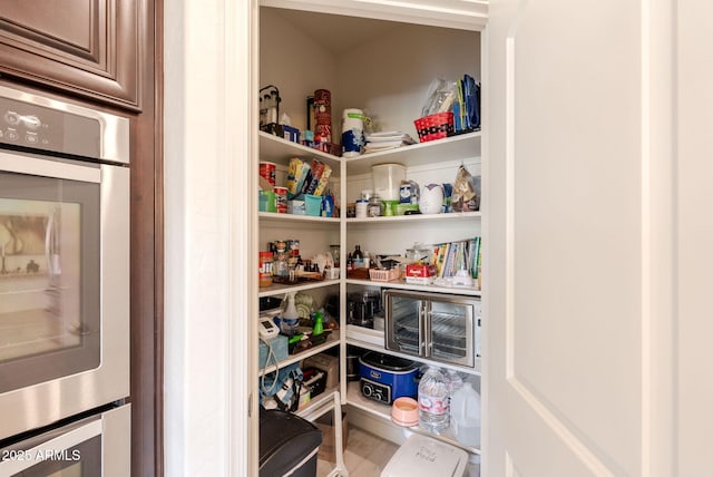 view of pantry