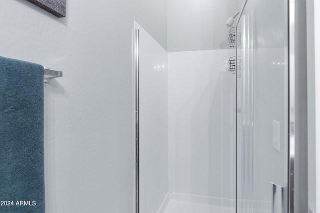 bathroom with walk in shower