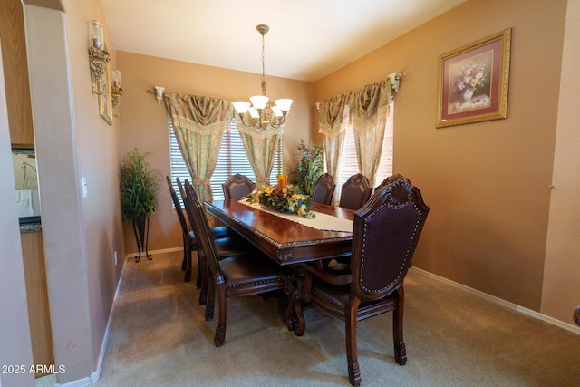 111 N Soho Pl, Chandler, AZ 85225 - dining space featuring a chandelier and carpet