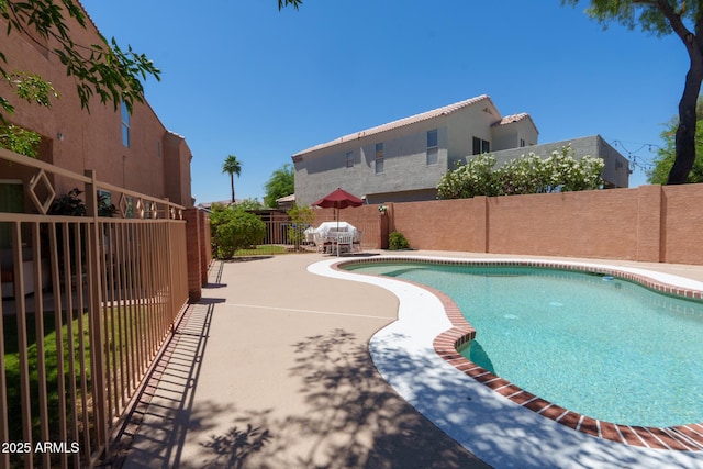 111 N Soho Pl, Chandler, AZ 85225 - view of swimming pool with a fenced backyard and a patio area