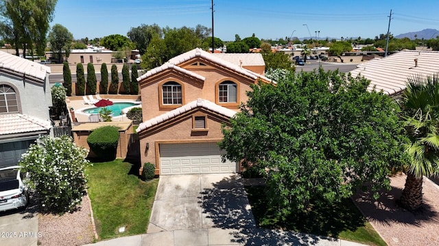 111 N Soho Pl, Chandler, AZ 85225 - view of front of house with a tile roof and driveway