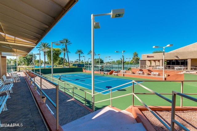 view of sport court