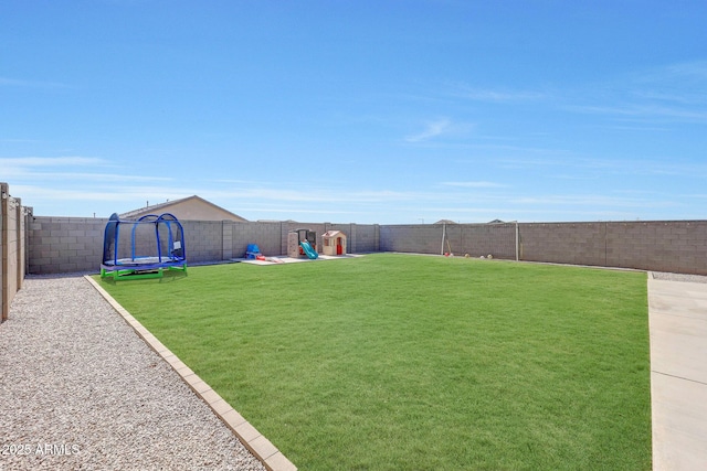 4911 N 193rd Ave, Litchfield Park, AZ 85340 - view of yard featuring a trampoline