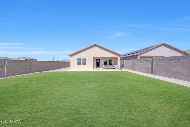 4911 N 193rd Ave, Litchfield Park, AZ 85340 - back of property featuring a patio and stucco siding