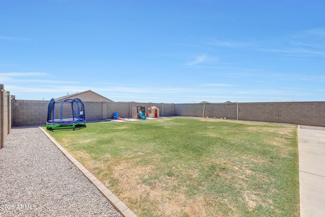 4911 N 193rd Ave, Litchfield Park, AZ 85340 - view of yard featuring a trampoline