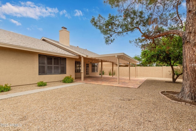 9845 W Behrend Dr, Peoria, AZ 85382 - view of yard with fence and a patio