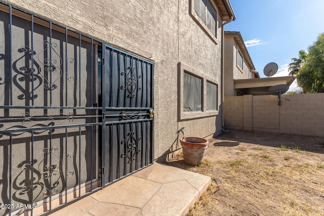 view of side of property