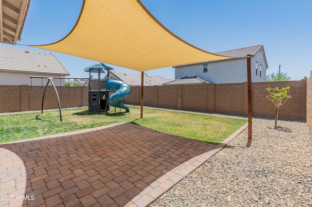 14435 W El Cortez Pl, Surprise, AZ 85387 - view of patio featuring a playground