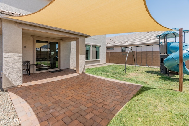 14435 W El Cortez Pl, Surprise, AZ 85387 - view of patio / terrace with a playground