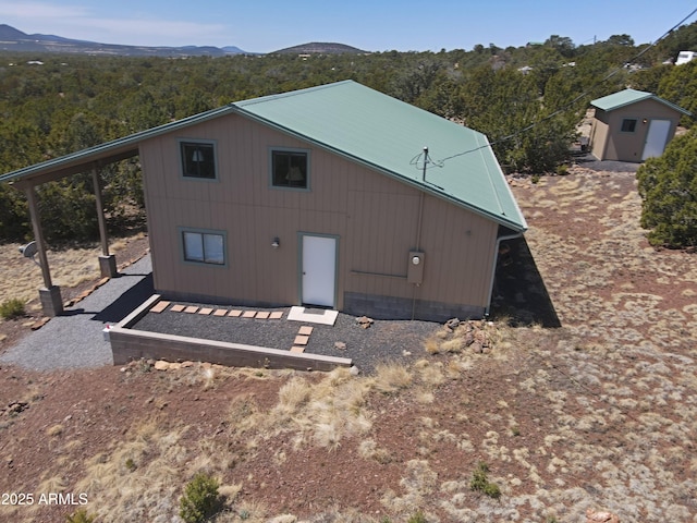 19 Acr 3192, Vernon, AZ 85940 - view of outbuilding featuring a mountain view and a view of trees