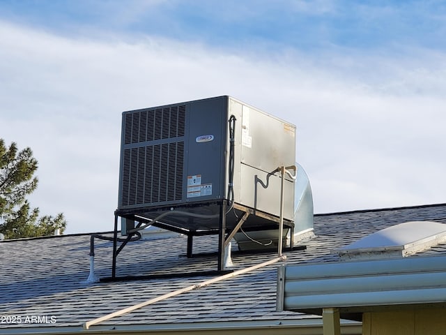 exterior space with central air condition unit