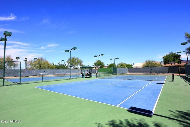 view of sport court