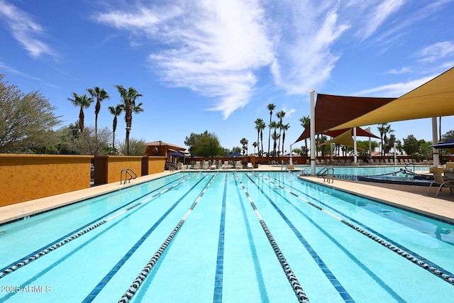 view of pool