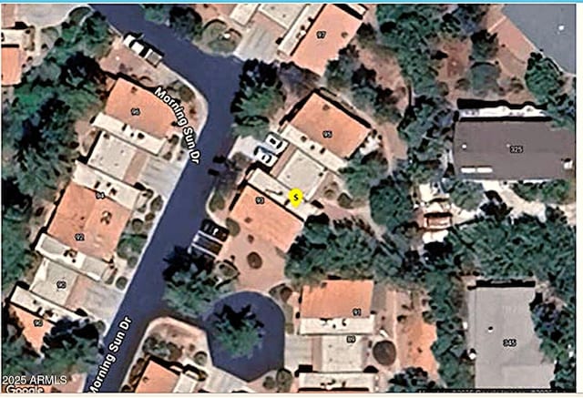 aerial overview of property's location