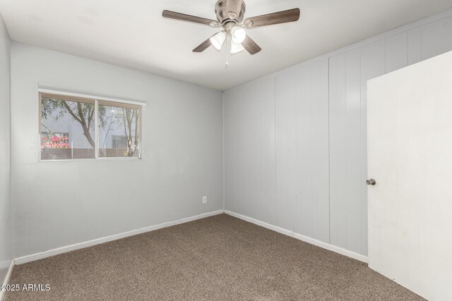 2936 E Beck Ln, Phoenix, AZ 85032 - carpeted empty room featuring baseboards and ceiling fan